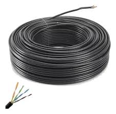 Cable Utp Rollo 100mts 100% Cobre Exterior Cat5e 4 Pares