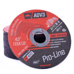 DISCO ABRASIVO PLANO ADV3 PRO LINE 115X1.6 MM (50)