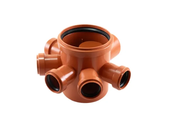 PILETA5 PILETA DE PATIO CON SIFÓN DESMONTABLE (5 ENTRADAS) Ø 40x63 JUNTA ELÁSTICA