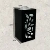 BIDIRECCIONAL CHAPA NEGRA FLORAL (10)